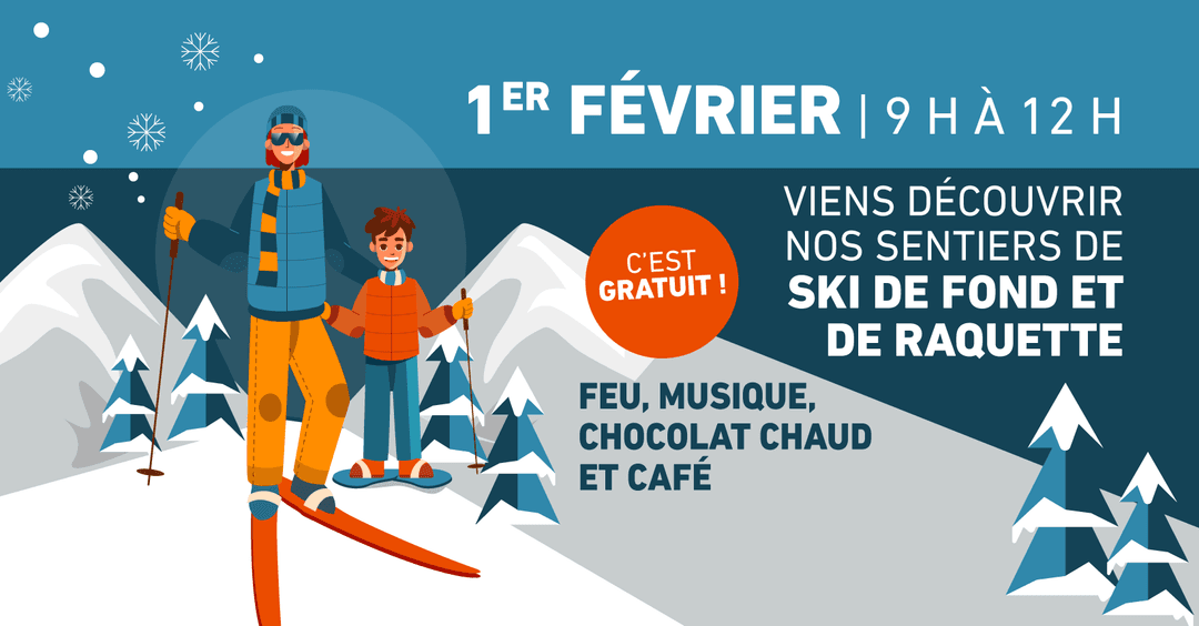 Journée découverte de ski de fond et raquettes