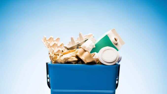 Matières recyclables – Des produits à proscrire du bac bleu